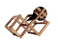 Warmhm 1pezzi Portabottiglie Vino Pieghevole Scaffale Per Vino Elegante e Funzionale Per Casa Ufficio e Balcone Organizer Per Bottiglie Carbonato Per Occasioni Speciali