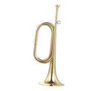 Warmhm 1pezzi Tromba Bugle Rame Per Principianti Strumento Musicale Leggero e Portatile Per Orchestra e Banda Scolastica Facilita Apprendimento e La Coordinazione Mano-