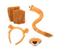 Warmhm 1set Costumi Leone Per Cosplay Orecchie e Accessori Per e Halloween Costumi Per Adulti e