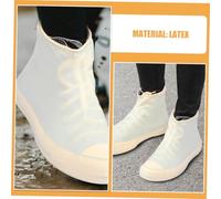 Warmhm 2 paia Copriscarpe Impermeabili in Lattice Riutilizzabili Antiscivolo Ed Elastici Protezione Resistente Allacqua per Overshoes e Attività Outdoor Taglia