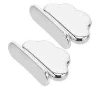 Warmhm 2 Pezzi Alza Coperchio WC Forma Maniglia Sostituzione Sedile del Water Sollevatore Sollevatori di Sedili per WC Alza Sedile WC Bagno Accessori per Sedili WC Gel di Silice