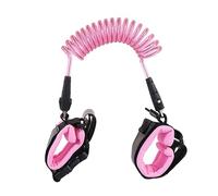 Warmhm 2 Pezzi Cinturino per Sicurezza Rosa Dotato e Rotante per Prevenire Smarrimenti Affollati