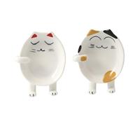Warmhm 2 pezzi Cucchiaio e Poggia in Supporto Utensili da Cucina Forma Cartoon Adatto per Cucina Domestica e Ristoranti Decorazione Creativa e Pratica