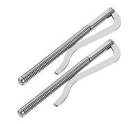Warmhm 2 pezzi Fermasoldi in Metallo Resistente Clip Portafoglio Clip Portabanconote Compatta e Leggera per Contanti e Carte con Molla Pratica e Durevole per Quotidiano