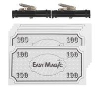 Warmhm 2 Pezzi Filo Trasparente per Filo Conjuring Nero per Levitazione e Trucchi con Carte Galleggianti Accessori Palcoscenico e Spettacolo Setup Rapido e Resistente