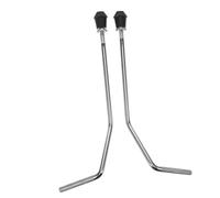 Warmhm 2 Pezzi Gambe Supporto per Batteria Regolabili in Metallo Argento Base Piede Tamburo per Kit Strumenti Musicali, Accessorio Compatibile per Concerti e Tour