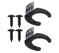 Warmhm 2 pezzi Ganci da Parete per Microfono Supporto Robusto e Stabile in Materiale Resistente per Microfoni Wireless e Tradizionali Montaggio Facile per Uso Domestico Hotel e Ktv