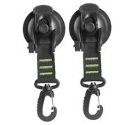 Warmhm 2 pezzi Ganci Ventosa Multiuso da Bagno e Cucina Appendini Portasciugamani e Accappatoi Senza Foratura Adatti Superfici Lisce come Vetro Piastrelle e Acciaio Inossidabile Facili