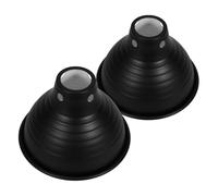 Warmhm 2 pezzi per Rettili con Parabola da per Lampadine Riscaldanti da Compatibile con Terrari Installazione Facile e Vantaggi per La Temperatura
