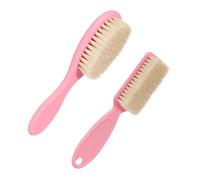 Warmhm 2 pezzi Pettine per Massaggio e Pulizia Delicata del Cuoio Capelluto Multifunzionale per Corpo e Capelli Bagnati Morbide Setole per Massaggi e Rimozione di Forfora