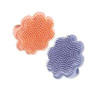 Warmhm 2 Pezzi Soft Silicone Cradle Cap Scalp Care Comb For Infants Gentle Hair Wash Scrubber With Fun Lion Design Exfoliating Tool For Delicate Skin