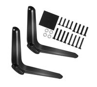 Warmhm 2 pezzi Supporto Tv con Base Antiscivolo in Plastica Bracket Montaggio per Televisori Piedini Stabili per Tavolo e Mensola