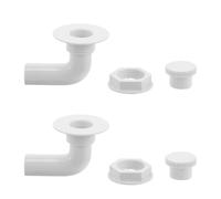 Warmhm 2 Pezzi Tappo di Plastica per Scarico Congelatore Sostituzione Stoppini per Refrigeratore con Tenuta Alta Efficienza Tappi Vite per Scarico Frigoriferi e Congelatori