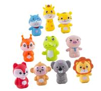 Warmhm 2 set Marionette da Dito Animali in Morbido per Giocattoli Interattivi Colorati per Racconti e Giochi di Ruolo Adatte per Bambine per Feste e Mascherate