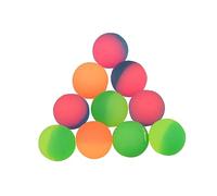 Warmhm 20pezzi Palline Rimbalzanti per Ragazzo Ragazza Bicolore Palla Giocattolo di Plastica Morbida Opaca e Galleggiante Idea per Regalo Festa Compleanno Colore Casuale Stili multipli