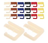 Warmhm 24 pezzi Bottoni Regolabili per Pantaloni e Gonne in Colori Clip Elastico per Misura Vita Staccabili per Stringere Vita Jeans Estensori Vita Senza Cuciture Fissaggio Sicuro e