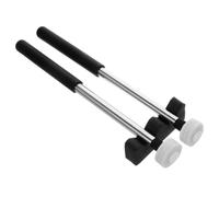 Warmhm 2paia Bacchette Per Strumenti in Feltro e Gomma Con Supporto Per Timpani Adatte Ragazza Piccoli e Adulti Per Percussioni Mano e Sessioni Di Registrazione Durevoli Presa Salda