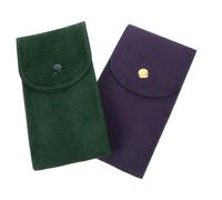 Warmhm 2pezzi Borsa per Orologi da Donna Custodia per Orologi Portatile Piccola Borsa per Astuccio per Custodia Organizer