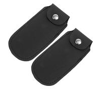 Warmhm 2pezzi Contenitore per Armonica in Pelle Compatta Supporto per Riporre Armonica Dieci Custodia Protettiva per Principianti