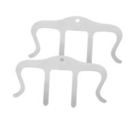Warmhm 2pezzi Porta Spartiti Musicali Clip Per Libri -pagine Portatile in Metallo Adatto Per Spartiti Di Tromba e Pianoforte