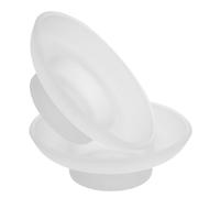 Warmhm 2pezzi Portasapone Da Bagno in Contenitore Per Sapone Portaoggetti in Vetro Trasparente Scolasapone Mini Piatto Per Salse Per Vasca Da Bagno e Doccia