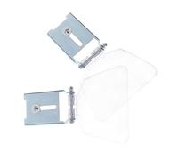 Warmhm 2pezzi Protezione Antispruzzo in Plastica Trasparente per Smerigliatrice da Banco Sostituzione di Protezione per Occhi Accessori per Macchine Smerigliatrici da Banco