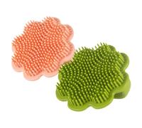 Warmhm 2pezzi Spazzola Per Capelli in Silicone Per Ragazzo Ragazza Ragazza Massaggiatore Delicato Per Capelluto Strumento Per Cura Dei Capelli Dei Piccoli Per Routine Quotidiana Del Bagno