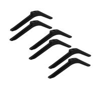 Warmhm 3 paia Supporto per Tv Gambe e Kit Viti Completo Base Stabile per Televisori da Casa Hotel e Ufficio Installazione Attrezzi