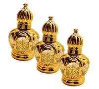 Warmhm 3 pezzi Bottiglie Vuote Roll per Oli Essenziali e Profumi da Flaconi Ricaricabili in Vetro Compatti per Viaggio e Skincare Facili da Pulire e Antileak