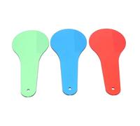 Warmhm 3 Pezzi Pellicola Traslucida a Colori Paddle Di Colore Trasparente Aiuto Didattico Per Il Colore Filtra i Giochi Di Paddle Per Plastica
