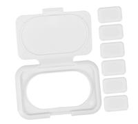Warmhm 30pezzi Copriflacone Salviette Umidificate Per Coperchio Riutilizzabile in Plastica Compatibile Con Diverse Marche Sigillato Anti-umidità e Salvataggio Spazio