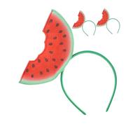 Warmhm 3pezzi Cerchietto Forma di Anguria Accessori per Capelli Estivi Cerchietti Forma di Frutta Eleganti Cerchietti per Donna per Eventi all Aperto e Costumi da Ballo