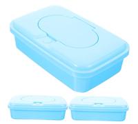 Warmhm 3pezzi Dispenser Per Salviette Riutilizzabile Scatola Per Salviette Ricaricabile Porta in Pp Per Piccoli Oggetti Come Fazzoletti Mascherine Da Viaggio Per Soggiorno Bagno