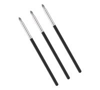 Warmhm 3pezzi Pennello Per Correttore Angolato Applicatore Cosmetico Per Occhi Per Contorno Occhi Adatto Tutti i Tipi Cosmetici Liquidi e Solidi