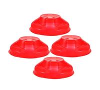 Warmhm 4 Pezzi Copertura Protettiva Resistente a Rottura e Deformazione in Plastica per Rilevatore di Fumo per Hotel e Cottura in Forno