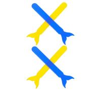 Warmhm 4 Pezzi Di Abbassalingua In Plastica Carini Per Allenare I Muscoli Della Lingua Abbassalingua A Forma Di Coda Di Pesce Per Allenare I Muscoli Bastoncini Medici In