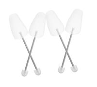 Warmhm 4 Pezzi Spring Shoe Stretchers For Men Adjustable Plastic Boot Expander For Wide Feet Sneakers Formal Daily Wear Prevents Deformation And Enhances Comfort