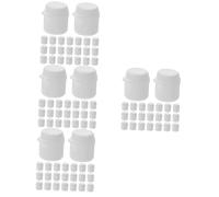 Warmhm 4 Set Tappo Del Dentifricio Copertura Per Dentifricio Da Viaggio Piccolo Viaggiare Flip Capsule Di Dentifricio Coperchi Di Dentifricio Plastica Bianca 30 Pezzi*4