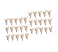 Warmhm 40 Pezzi Coni Portaconfetti in Bianco Confetti Matrimonio Hollow Confetti Holders per Bomboniere e Facili da Piegare e Personalizzare per Feste e Nozze