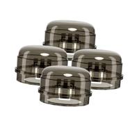 Warmhm 4pezzi Coperchio Piano Cottura Trasparente Per Pomelli Fornello Copri Pomelli Sicurezza Di Ragazzo Ragazza Ragazza Per Interruttori Stufa Accessori Da Cucina Essenziali