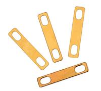 Warmhm 4pezzi Spessore Per Manico Chitarra in Ottone Guarnizione Di Rialzo Per Chitarra Accessori Per Spessori Diversi Sostituisci Distanziale Vecchio o Migliora Qualità Suono Compatto e