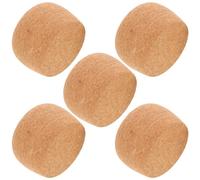 Warmhm 5 Pezzi Tappo in Sughero per Bottiglie di Vino, Tappo per Bottiglie di Vetro, Beige, Previene le Perdite, Facile da Inserire e Rimuovere, per Decanter e Home Bar