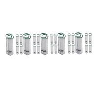 Warmhm 5 Set Sacchetto A Rete Per La Conservazione Di Frutta E Verdura Sacchetto Per Appendere L'Aglio Per Appendere Le Verdure Sacchetti Per La Conservazione 6 pezzi * 5