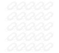 Warmhm 50 Pezzi Cuscinetti Oculari Monouso per Visore Vr Non Tessuto Traspirante Bianco, Fodere Antisudore Leggere e Compatibili per Protezione Occhi in Giochi e Attività Sociali