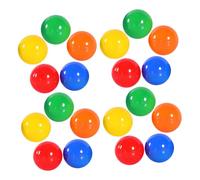 Warmhm 50 Pezzi Di Palline Colorate Per Rotonde Trasparenti Numerate Piccole Per Mini Giochi Di Lotteria Multicolore In Plastica