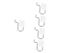 Warmhm 50 Pezzi Ganci per Pegboard Ganci Portaoggetti Resistenti per Garage Officina e Negozio Supporto Robusto per Organizzazione Attrezzi