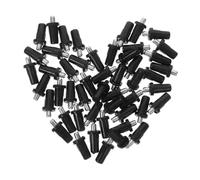 Warmhm 50 pezzi Perna Molla Chiudiporta da Interno in Ferro e Plastica Perno Molla per Cerniere Kit Riparazione Porte Cucina e Mobili Sicuro e Stabile per Porte Armadio e Persiane