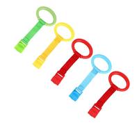 Warmhm 5pezzi Anelli Di Trazione Per Ragazzo Ragazza Per Culla Anelli Per Appendere La Culla Strumenti Per Aiutare Ragazzo Ragazza Camminare Facile Da Afferrare Per Migliorare Coordinazio