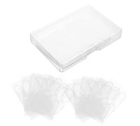 Warmhm 60 Adesivi Auricolari in Silicone Per Correttore Auricolare Verticale, Nastro Cosmetico Resistente Al Sudore Per Orecchie Sporgenti, Correzione Estetica Facile e Confortevole Per Uso Quotidiano