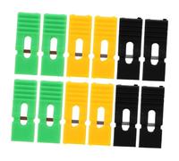 Warmhm 60 Pezzi Standard Pin Header Jumper Caps con Apertura e Chiusura Blocchi Circuito Multipli Nero Verde Giallo per Hard Drive e Schede Madre Diy
